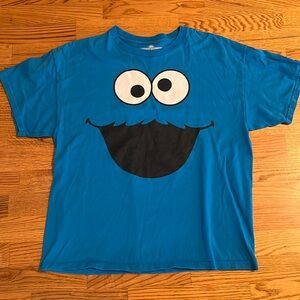 Sesame Street Cookie Monster Men’s Tee Shirt XL
